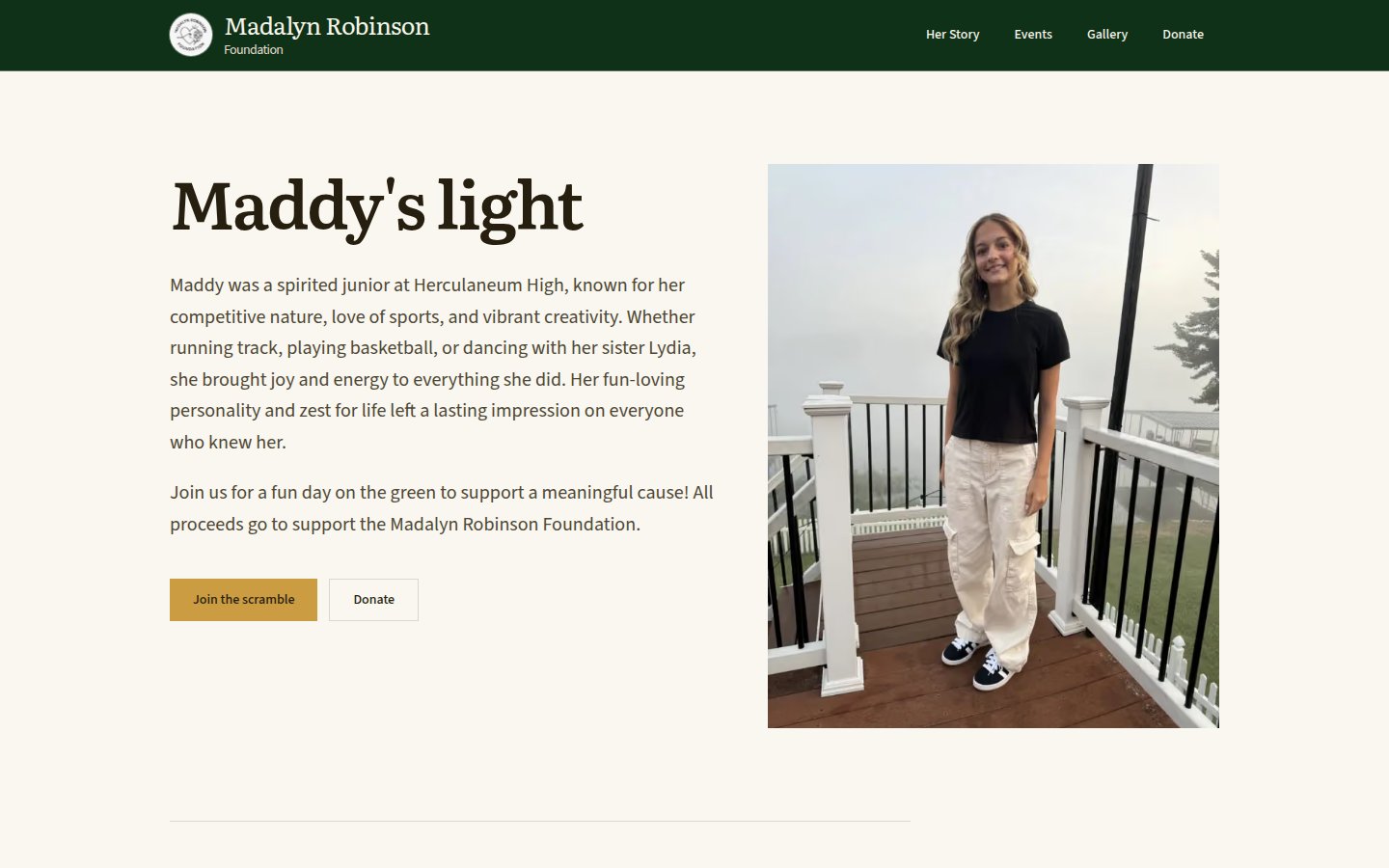 Her Story page